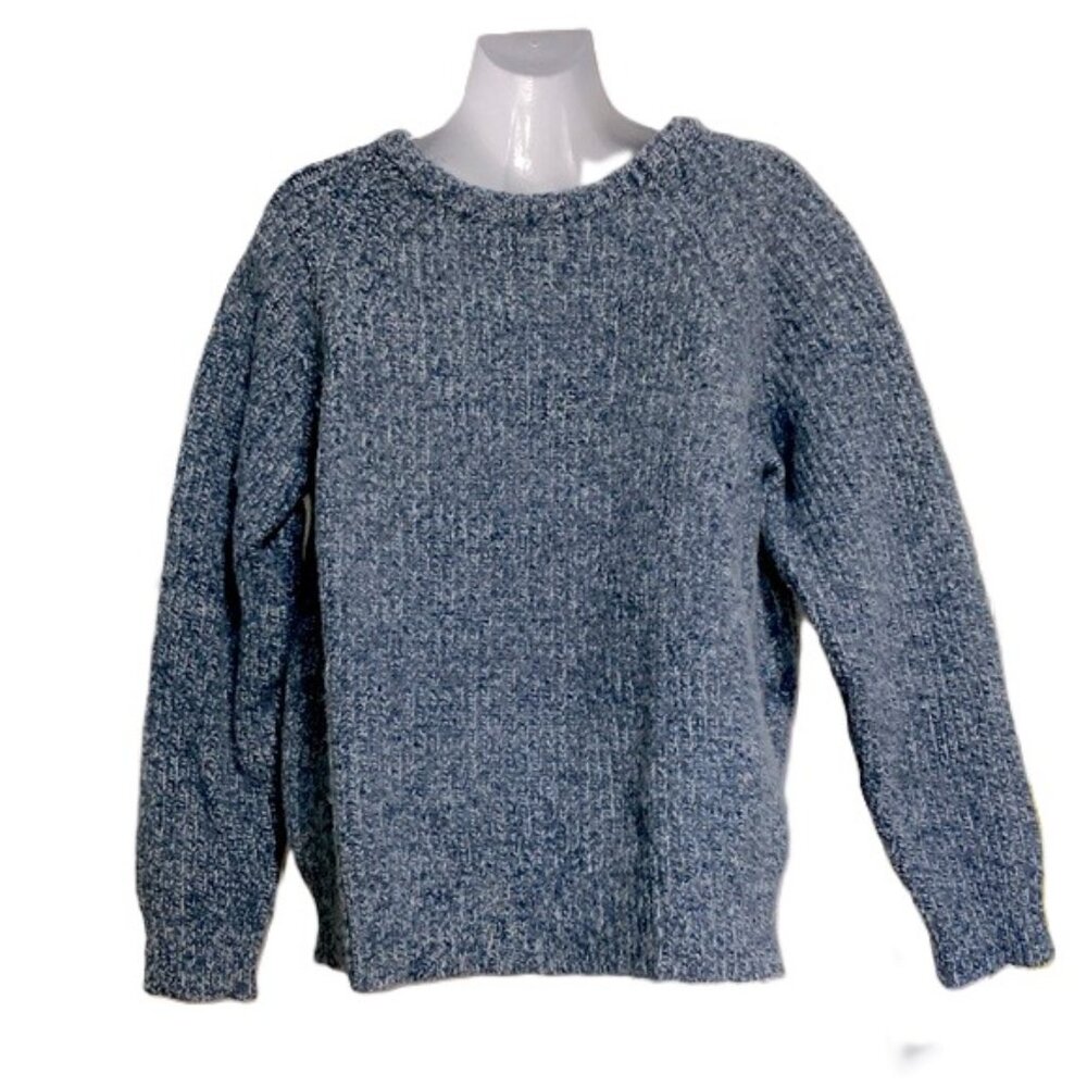 MILLBURN CO Lambs Wool Pullover Sweater Blue Unisex Mens Large